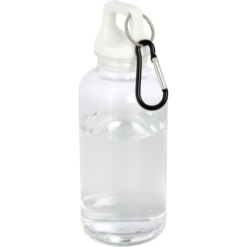 Oregon 400 ml RCS certified recycled plastic water bottle with carabiner - Image 5