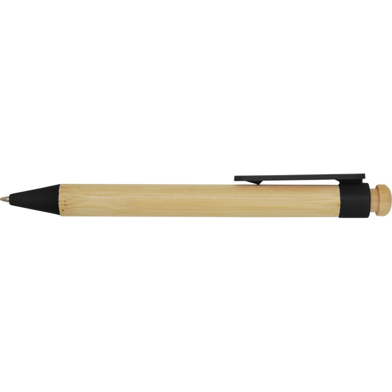 Rattan bamboo and recycled plastic ballpoint pen - Image 4