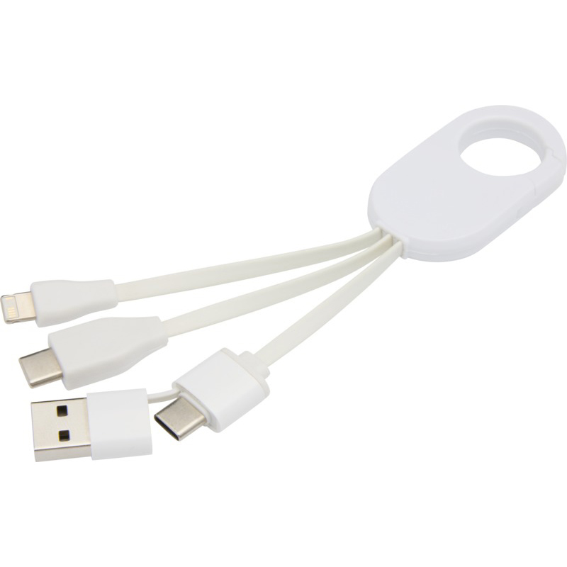 TROOP 4-IN-1 RECYCLED PLASTIC CHARGING CABLE - Image 2
