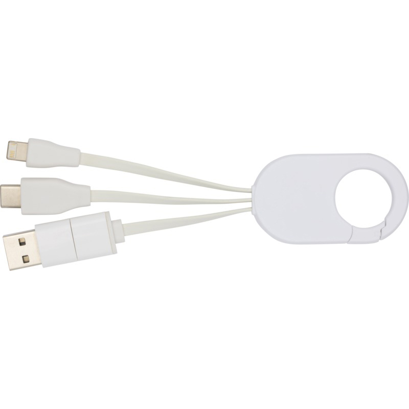 TROOP 4-IN-1 RECYCLED PLASTIC CHARGING CABLE - Image 4