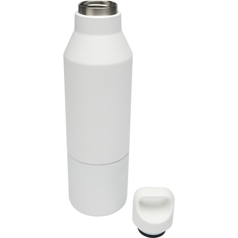 ODESSY 600 ML RCS CERTIFIED RECYCLED STAINLESS STEEL INSULATED BOTTLE WITH 300 ML CUP - Image 4