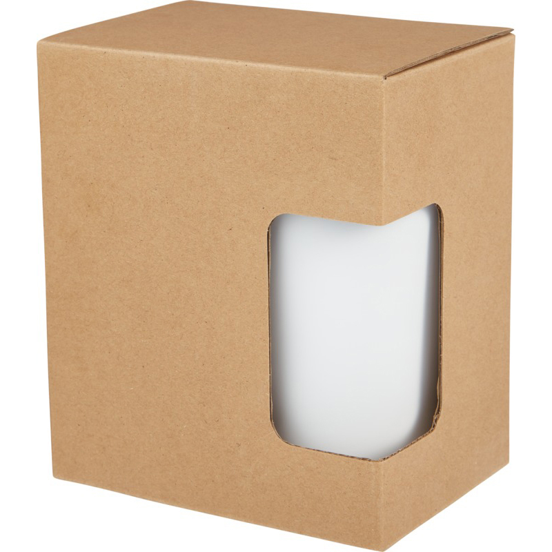 Nordia 400 ml double-wall recycled mug - White - Image 5