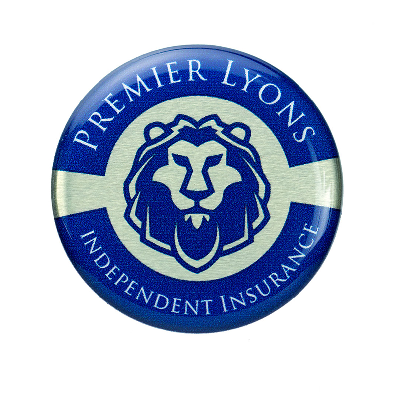 ALUMINIUM CLUTCH PIN BADGES - STANDARD E1414410 - Image 3