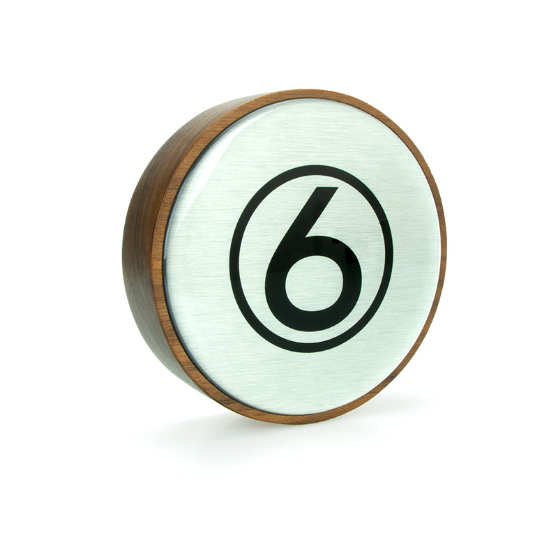 Real Wood Paperweights With Metal Top - Image 2