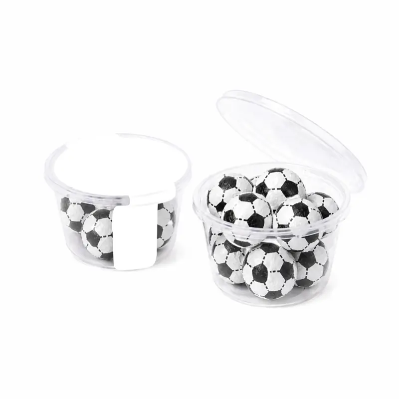 Eco Maxi Pot - Chocolate Footballs - Image 4